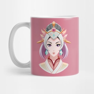 Japanese geisha anime girl Mug